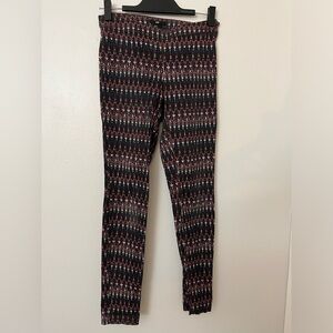 H&M Abstract Print Skinny Pant